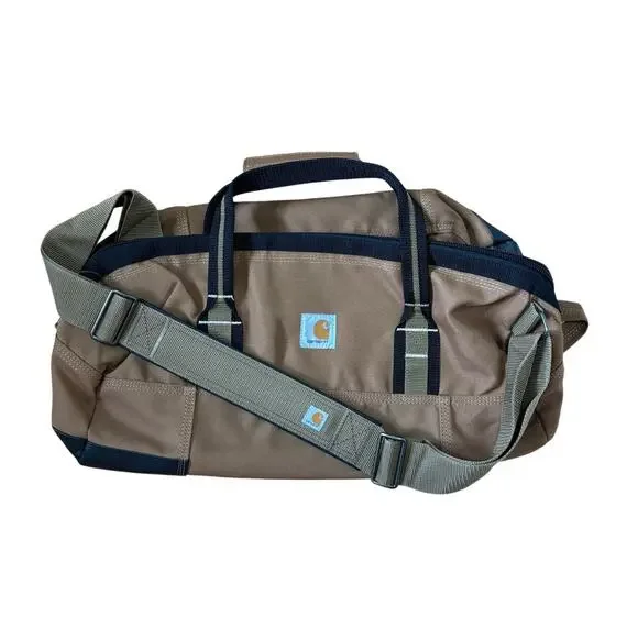 Carharrt 20" Tan Cassic Utility Duffel Bag 20" with Crossbody Strap NWOT - Picture 1 of 3